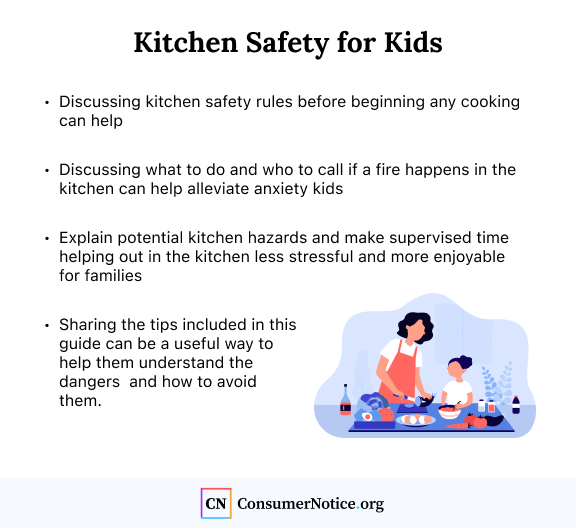 kitchen safety rules for kids