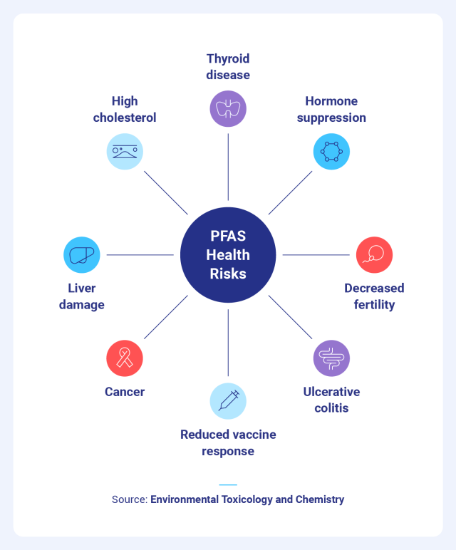 Forever chemicals (PFAS) are pervasive and present in various